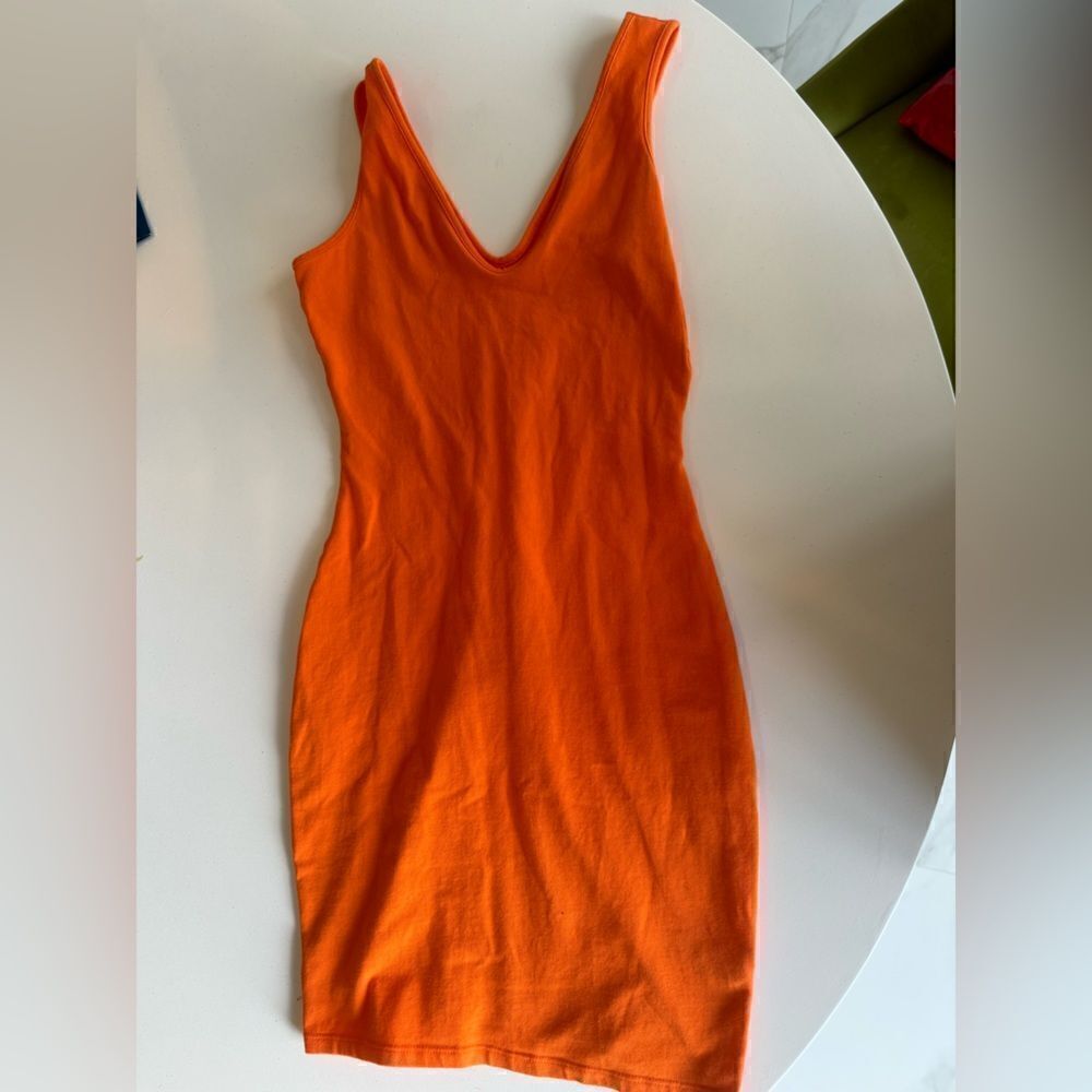 Bodycon orange dress #19